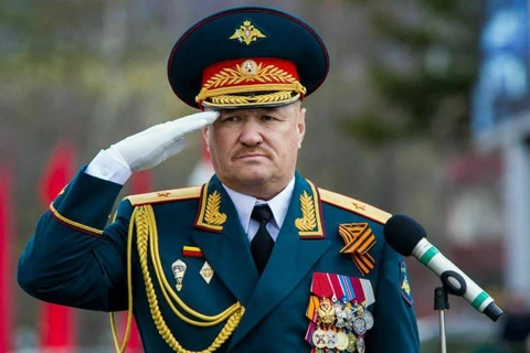 Tướng Asapov là một trong những cố vấn cấp cao của quân đội Nga đang phục vụ trên chiến trường Syria. (Ảnh: thesun.co.uk)