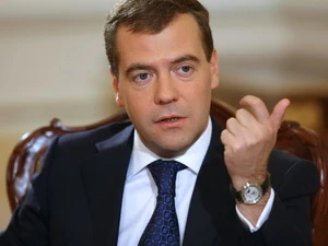Thủ tướng Nga Dmitry Medvedev