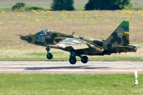 Thêm 1 máy bay SU-25 của quân đội Ukraine bị bắn hạ 