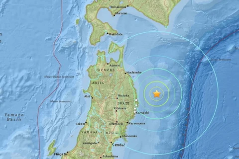 Nhật Bản tiếp tục hứng chịu động đất mạnh 5,3 độ Richter