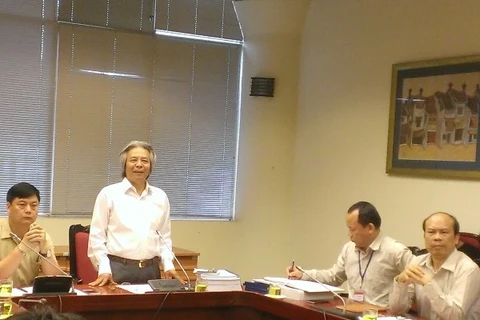 Giáo sư Võ Khánh Vinh cho rằng chỉ tiêu 350 tiến sỹ mỗi năm vẫn dưới mức tiềm năng của Viện. (Ảnh: PM/Vietnam+)