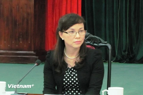 Bà Nguyễn Thị Kim Phụng, Vụ trưởng Vụ Giáo dục Đại học. (Ảnh: Phạm Mai/Vietnam+)