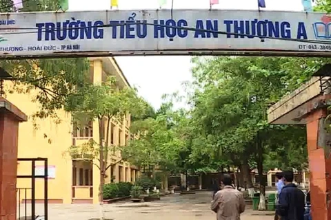 Trưởng Tiểu học An Thượng A. (Ảnh: PV/Vietnam+)