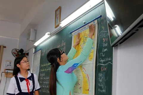 Phương pháp giảng dạy sẽ được thay đổi, tạo hứng thú cho người học. (Ảnh: PV/Vietnam+)