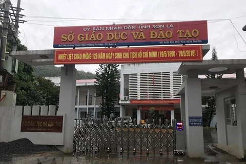 Sở Giáo dục và Đào tạo tỉnh Sơn La. (Ảnh: TTXVN)