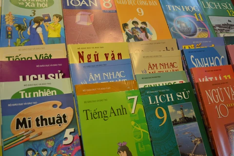 Sẽ có 110 triệu bản sách giáo khoa phục vụ năm học mới. (Ảnh: PV/Vietnam+)