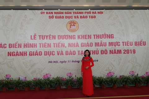 Cô Lê Thị Thu Lý. (Ảnh: PM/Vietnam+)