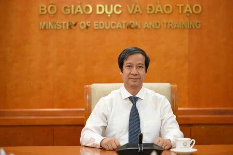 Bộ trưởng Bộ Giáo dục và Đào tạo Nguyễn Kim Sơn. (Ảnh: PV)