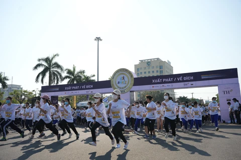 Giải chạy S-Race tại Quảng Nam đã thu hút sự tham gia của gần 4.000 học sinh, sinh viên. (Ảnh: BTC)