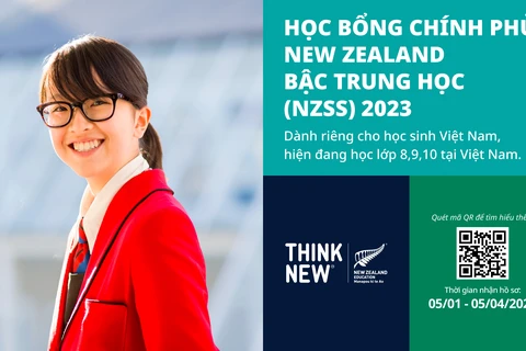 Chương trình học bổng của Chính phủ New Zealand dành riêng cho học sinh Việt Nam. (Ảnh: BTC)