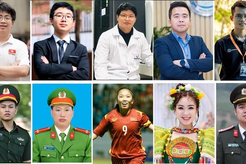 Các cá nhân được vinh danh gương mặt trẻ Việt Nam tiêu biểu và gương mặt trẻ Việt Nam triển vọng năm 2022. (Ảnh: BTC)