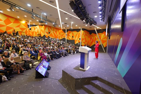 Hội nghị thu hút sự tham gia của hàng trăm chuyên gia đến từ 12 nước. (Ảnh: PV/Vietnam+)