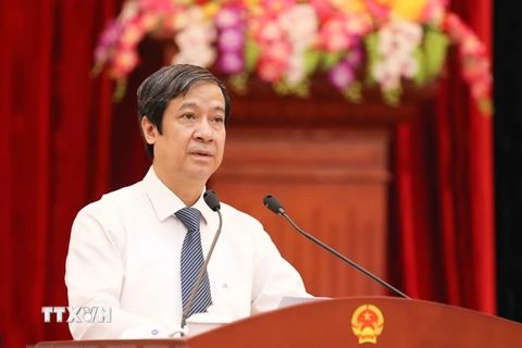 Bộ trưởng Bộ Giáo dục và Đào tạo Nguyễn Kim Sơn. (Ảnh: TTXVN)