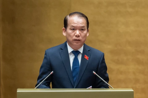 Chủ nhiệm Ủy ban Pháp luật của Quốc hội Hoàng Thanh Tùng. (Ảnh: CTV/Vietnam+)
