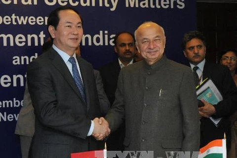 Bộ trưởng Trần Đại Quang kết thúc chuyến thăm Ấn Độ