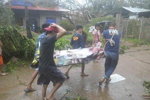Video bão Haiyan khiến 1.200 người Philippines thiệt mạng