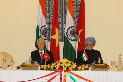 Tuyên bố chung Việt Nam - Ấn Độ nhân chuyến thăm của Tổng Bí thư 