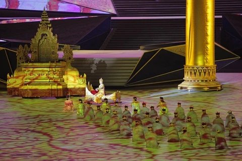 Nhìn lại lễ khai mạc đậm đà màu sắc dân tộc của SEA Games 27