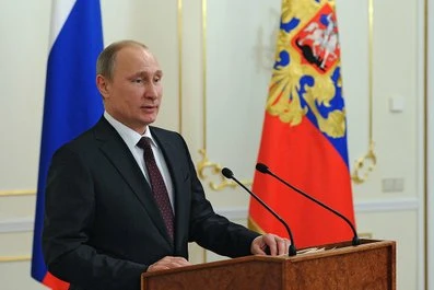 Tổng thống Nga Vladimir Putin đọc thông điệp liên bang (Nguồn: Kremlin)