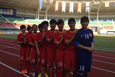 Đội tuyển bóng đá nữ Việt Nam (Ảnh: Xuân Hà)