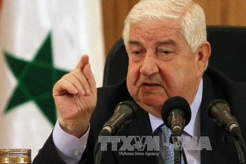 Ngoại trưởng Syria Walid Muallem (Nguồn: TTXVN)