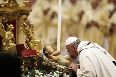 Giáo hoàng Francis đón Giáng sinh đầu tiên ở Vatican
