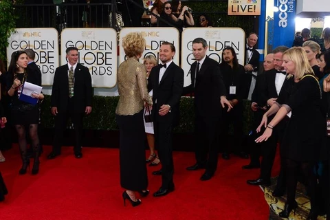 Leo DiCaprio và Jennifer Lawrence ẵm giải Quả cầu Vàng