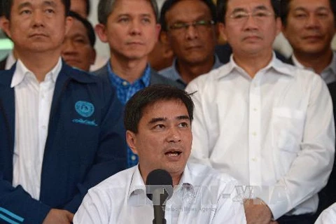 Chủ tịch đảng Dân chủ Abhisit Vejjajiva.(Nguồn: AFP/TTXVN)