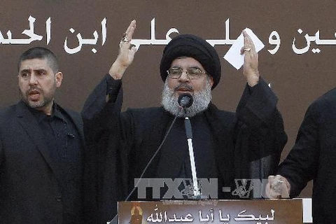  Thủ lĩnh phong trào vũ trang Hezbollah Hassan Nasrallah (Nguồn: AFP)