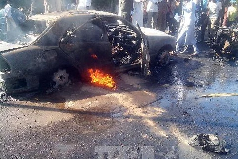 Hiện trường một vụ đánh bom do Boko Haram thực hiện (Nguồn: AFP)