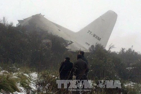 Chiếc máy bay bị nạn (Nguồn: TTXVN)