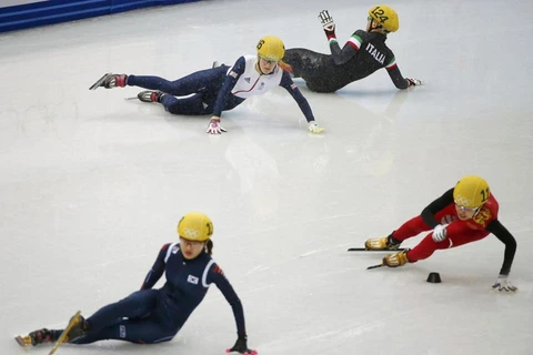 Sochi: Trượt băng tốc độ Trung Quốc bứt phá mạnh mẽ