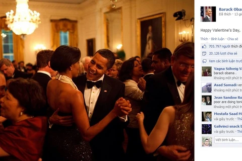 Tổng thống Mỹ Obama “nịnh vợ” trong ngày Valentine