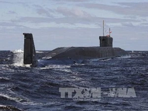 Tàu ngầm Nga thuộc Hạm đội Biển Đen (Ảnh tư liệu: AFP/TTXVN)