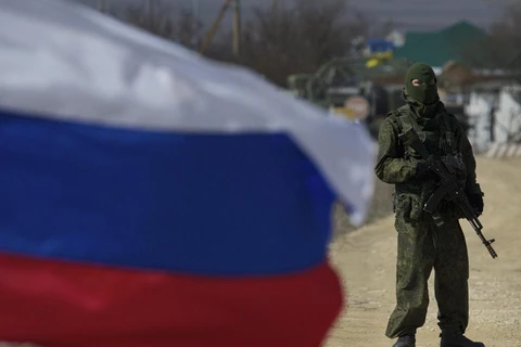 Lực lượng tự vệ Crimea được cho là có tư tưởng thân Nga (Nguồn: AP)