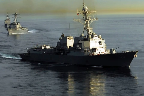 Tàu khu trục có tên lửa điều khiển USS Kidd (Nguồn: Hải quân Mỹ)