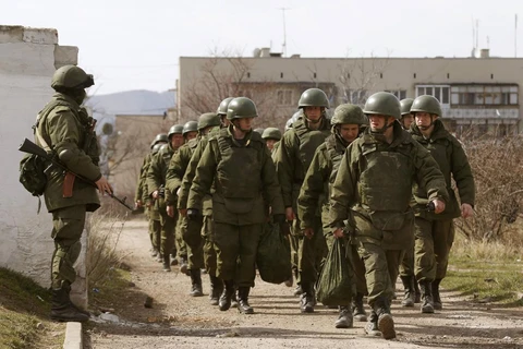 Lực lượng tự vệ Crimea (Nguồn: AFP)