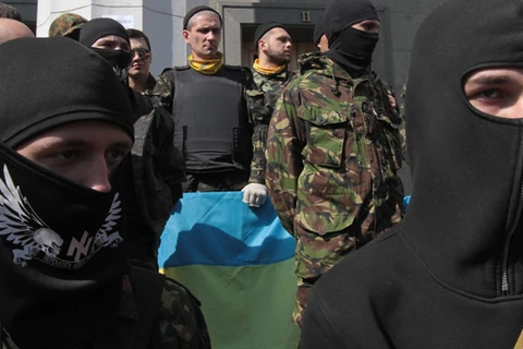 "Phái hữu" ở Ukraine thành lập Lữ đoàn Đặc nhiệm Donbass 