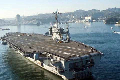Triều Tiên chỉ trích Mỹ đưa tàu sân bay đến tập trận với Hàn Quốc