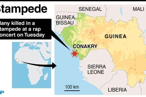 Guinea: Giẫm đạp lên nhau khi xem ca nhạc, 24 người chết