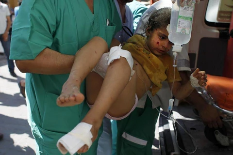 Gần 300 trẻ em Palestine đã thiệt mạng ở Gaza, LHQ cứu trợ khẩn