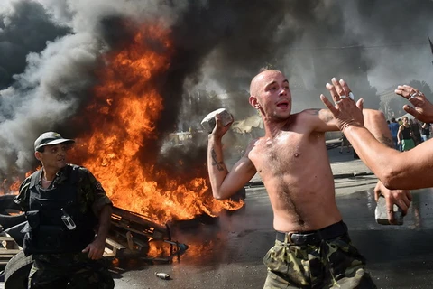 [Photo] Bạo loạn đẫm máu tại quảng trường Độc lập ở Ukraine