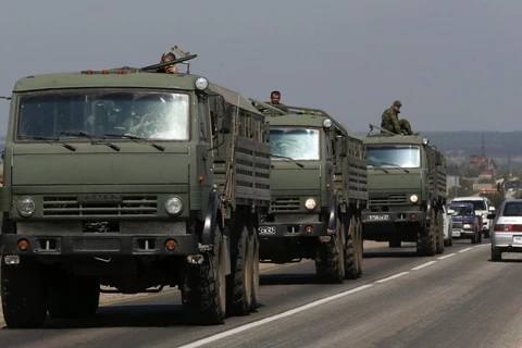 Kiev: Lính Nga "thành lập sở chỉ huy" ở miền Đông Ukraine 