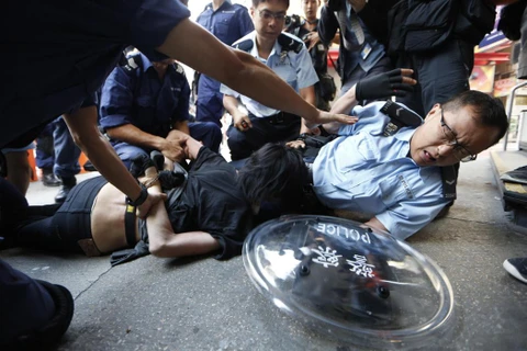 Hong Kong: Xung đột lại xảy ra ở khu vực Mong Kok 