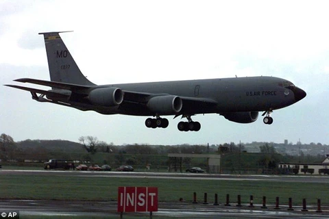 Máy bay của Không quân Mỹ mất tích trên vùng trời nước Anh