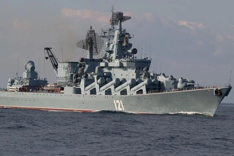 Tàu chiến Nga khai hỏa bắn hạ mục tiêu trên Đại Tây Dương