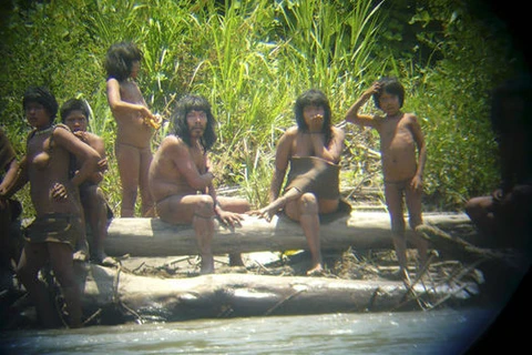 Bộ lạc bí ẩn ở Amazon bất ngờ xuất hiện, dùng cung bắn chết người