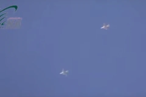 Không quân Nga đã tiến hành không kích lần đầu tiên ở Syria