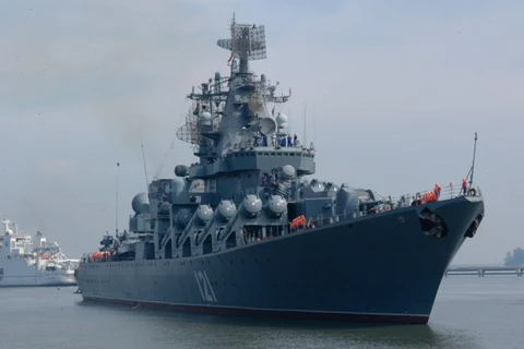 Tàu chiến Nga từ biển Caspian phóng tên lửa vào mục tiêu IS