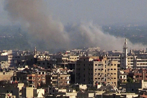 Phóng viên AFP: Đại sứ quán Nga ở Syria trúng 2 quả rocket
